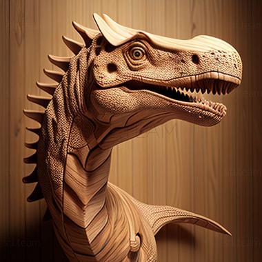 3D модель Гоплітозавр (STL)